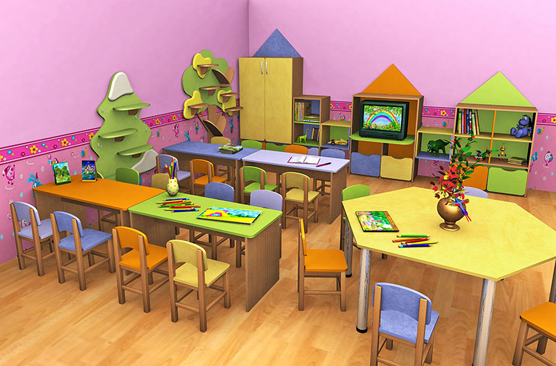 Мебель для яслей в детский сад